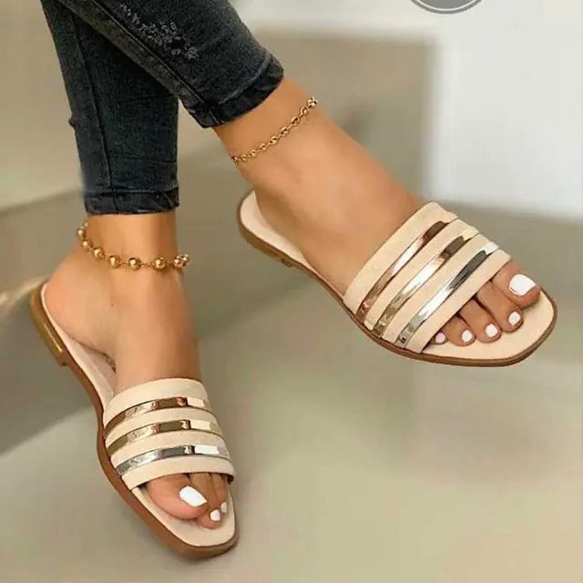 Shic Sequin Summer Sandals for Women - Shic Unlimited