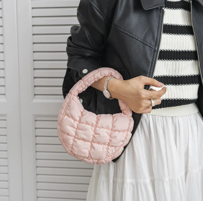 Nylon Puff Handbag - Shic Unlimited