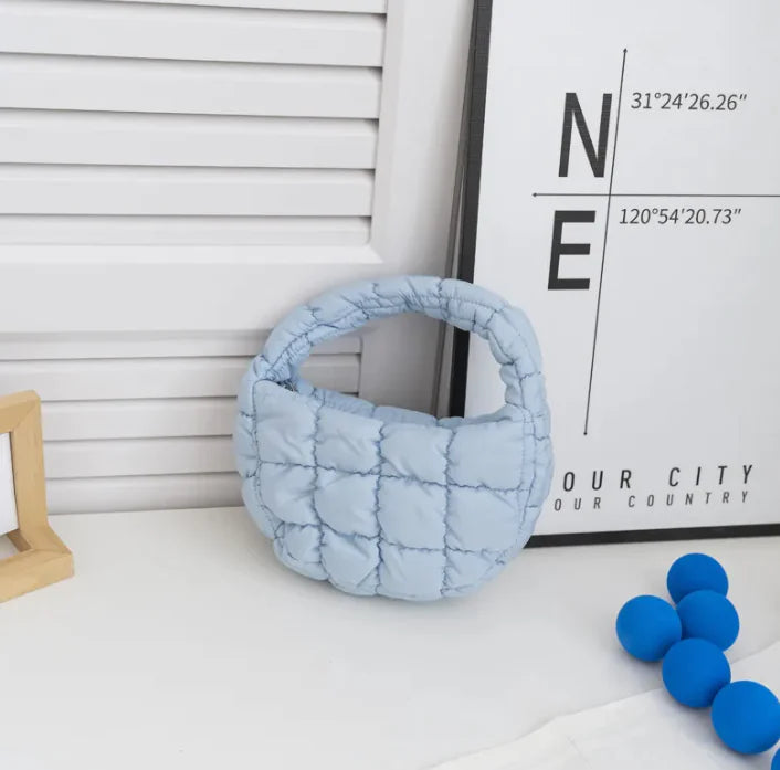 Nylon Puff Handbag - Shic Unlimited
