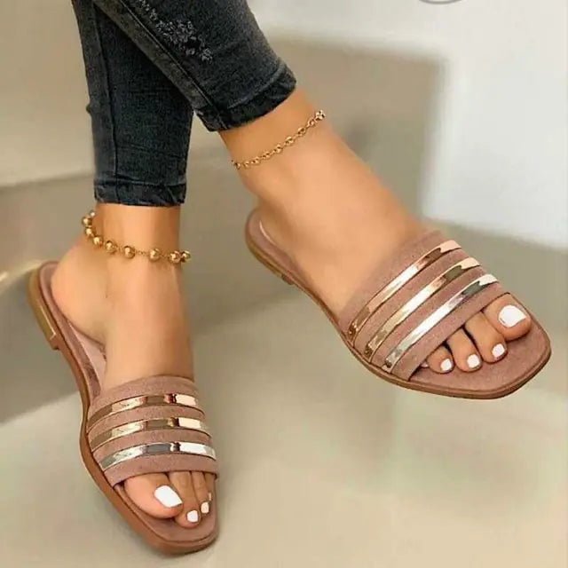 Shic Sequin Summer Sandals for Women - Shic Unlimited