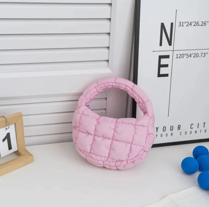 Nylon Puff Handbag - Shic Unlimited