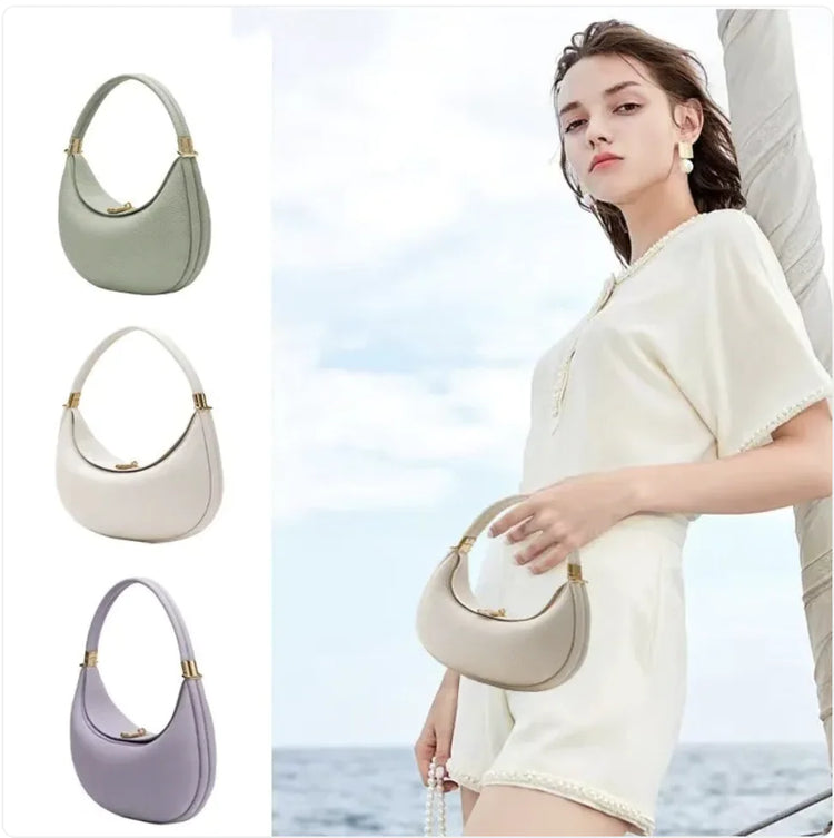 Medium Leather Shoulder Bag for Commuters - Stylish & Functional - Shic Unlimited
