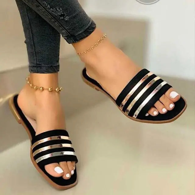 Shic Sequin Summer Sandals for Women - Shic Unlimited