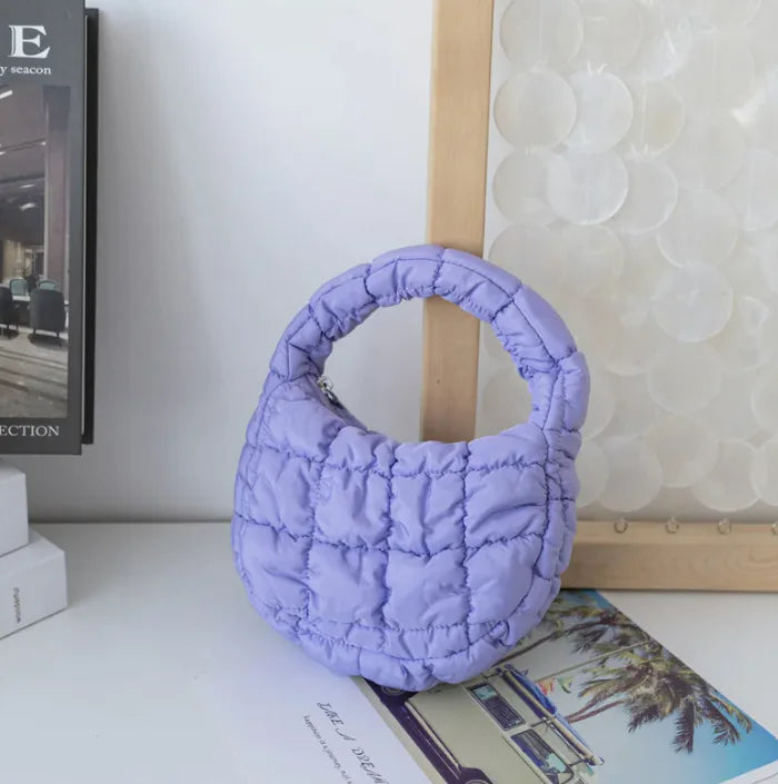 Nylon Puff Handbag - Shic Unlimited