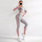 Seamless Long-Sleeve Yoga Set - Shic Unlimited