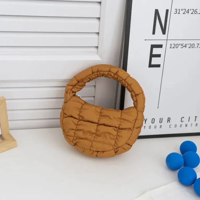 Nylon Puff Handbag - Shic Unlimited