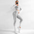 Seamless Long-Sleeve Yoga Set - Shic Unlimited