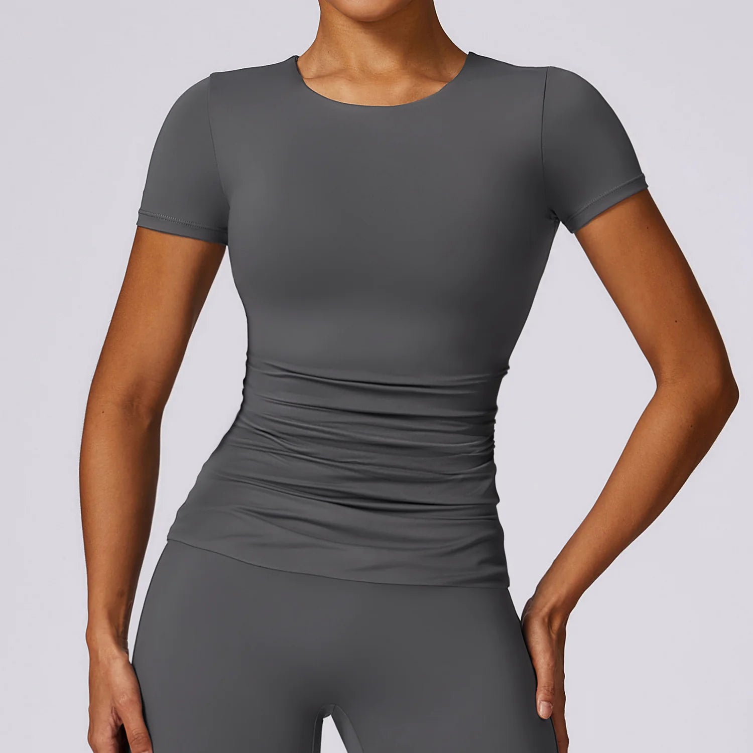 Activewear Yoga Short Sleeve Top - Shic Unlimited