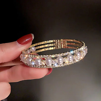 Green Emerald Diamond Open Bangle Bracelet