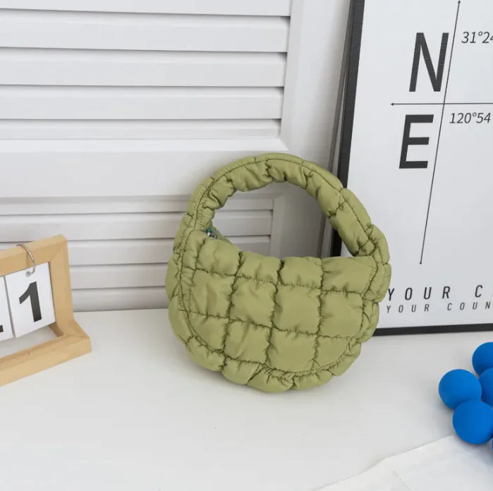 Nylon Puff Handbag - Shic Unlimited