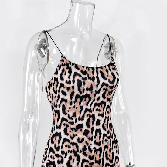Leopard Maxi Dress - Stylish Sling Design for 2019 - Shic Unlimited