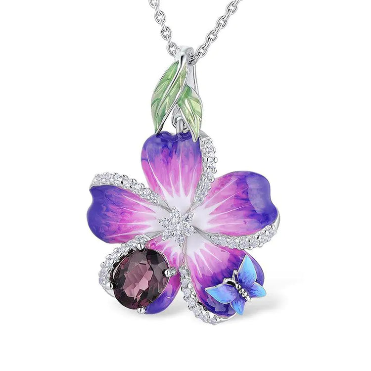 Vibrant Butterfly Charm Necklace - Shic Unlimited