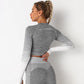 Seamless Long-Sleeve Yoga Set - Shic Unlimited