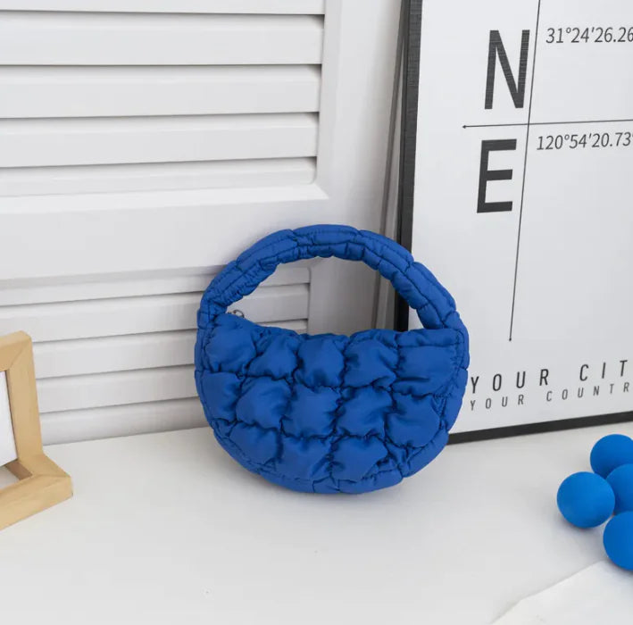 Nylon Puff Handbag - Shic Unlimited