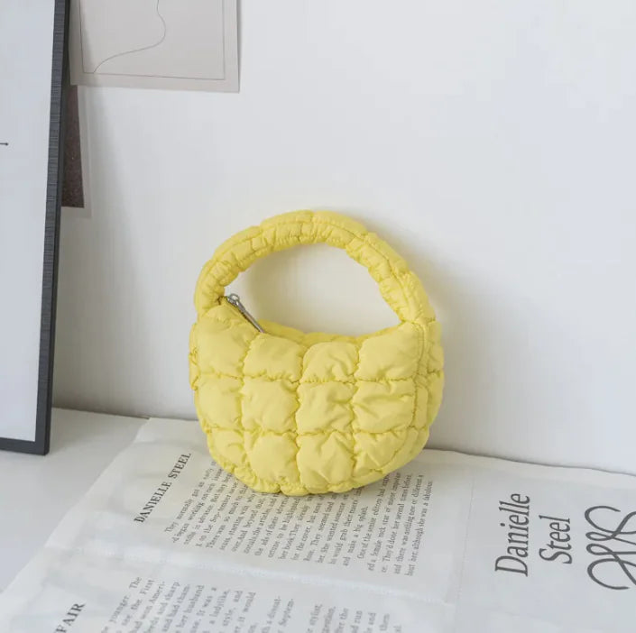 Nylon Puff Handbag - Shic Unlimited