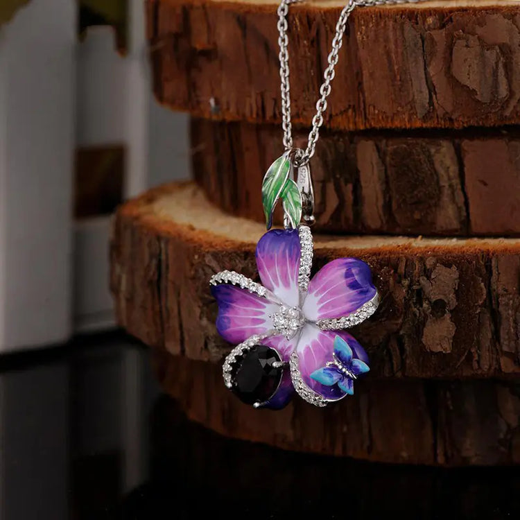 Vibrant Butterfly Charm Necklace - Shic Unlimited