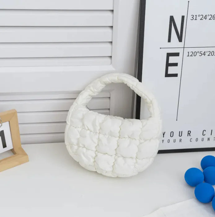 Nylon Puff Handbag - Shic Unlimited