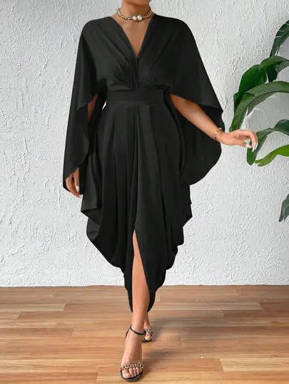 Pleated Wave Dress