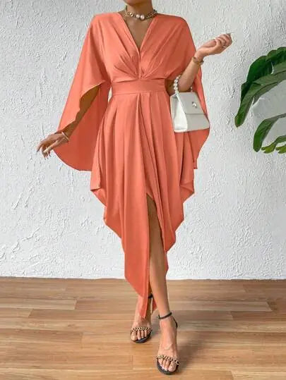 Pleated Wave Dress