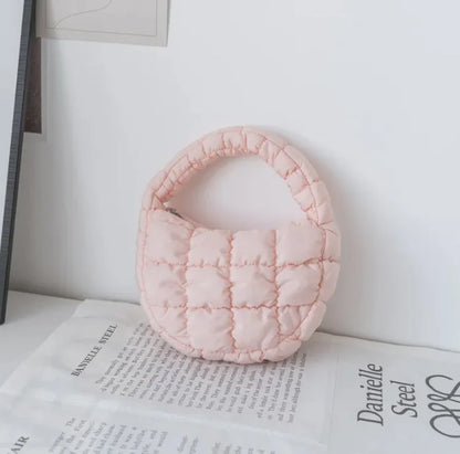 Nylon Puff Handbag - Shic Unlimited