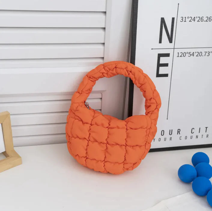 Nylon Puff Handbag - Shic Unlimited