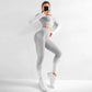 Seamless Long-Sleeve Yoga Set - Shic Unlimited